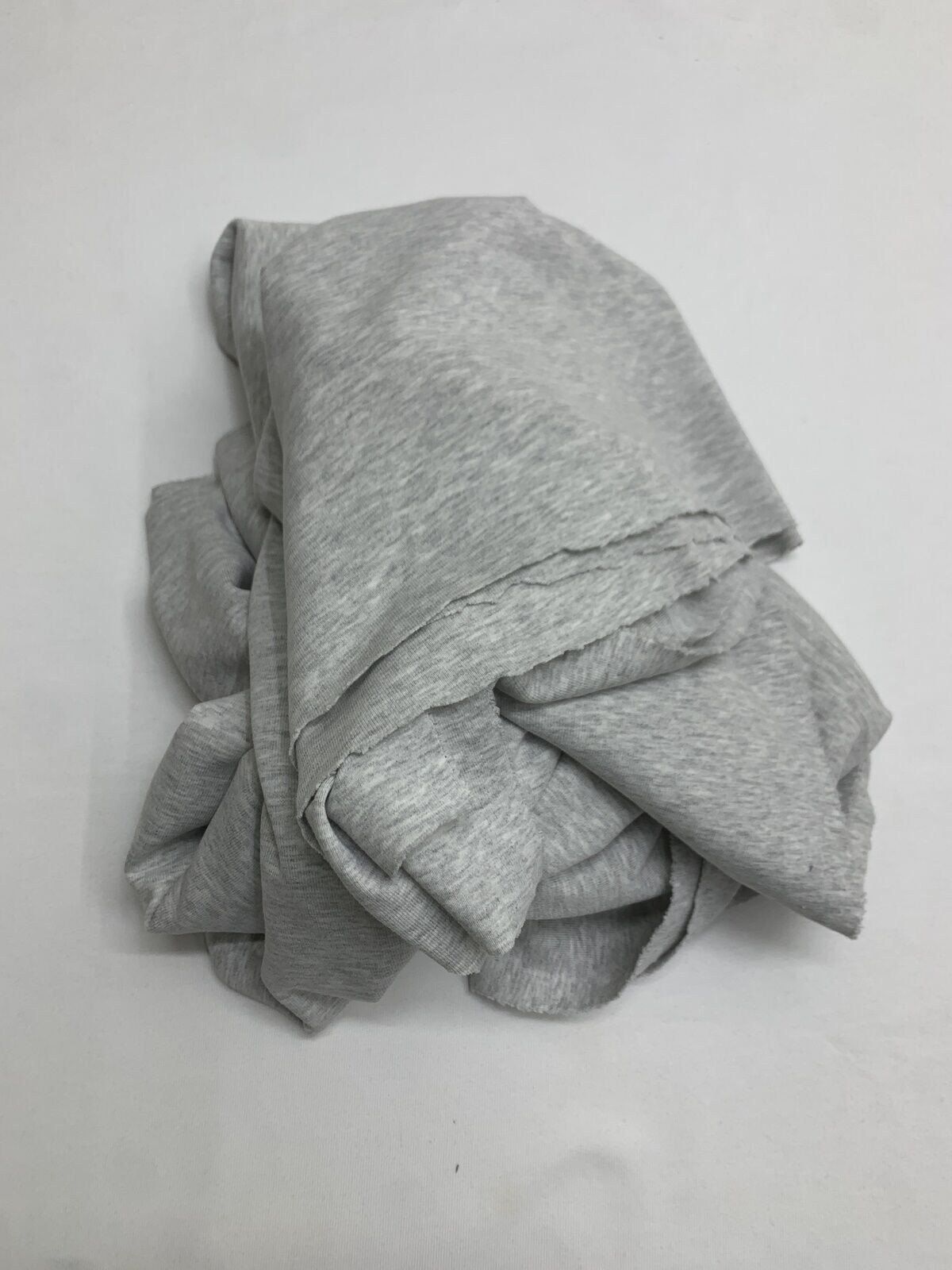 Gri Esnek Bebe Ribanası Penye Kumaş, Parça 70x170 cm