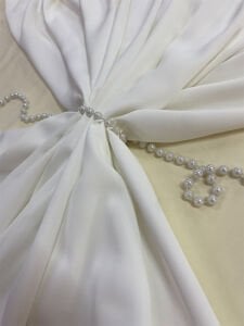 Dubai İpeği Kumaş Ekru Rengi