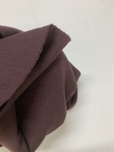 Bordo Kalın Bebe Ribanası Penye Kumaş, Parça 35x60 cm