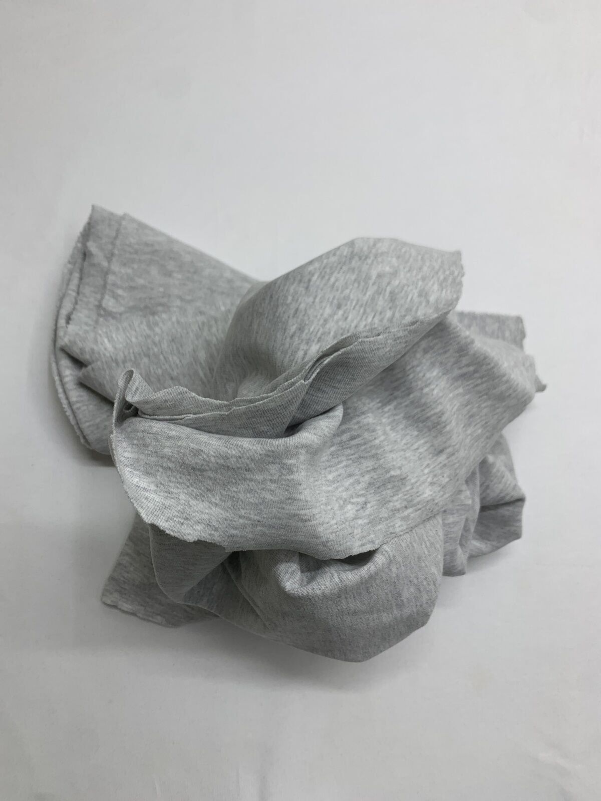 Gri Esnek Bebe Ribanası Penye Kumaş, Parça 85x170 cm