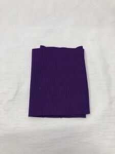Ribana Fitilli Kumaş, Parça 15x120 cm - Mor