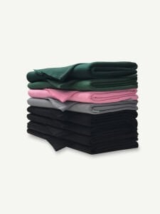 Ribanalı Şardonlu 3 İplik Kumaş Seti, Boyları 100-125 cm arası 8 adet