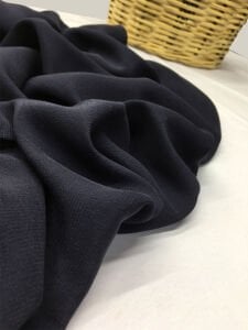 Lacivert Floş Viskon Kumaş