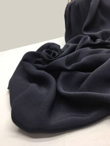 Lacivert Floş Viskon Kumaş