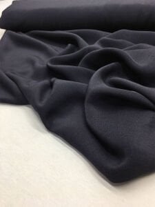 Lacivert Floş Viskon Kumaş