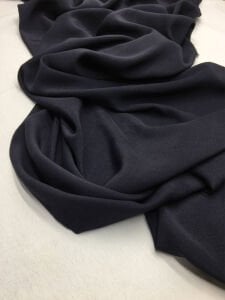 Lacivert Floş Viskon Kumaş