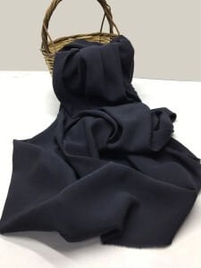 Lacivert Floş Viskon Kumaş