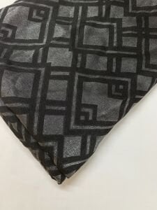 Jakarlı Monaray Kumaş, Parça 280x150 cm Siyah