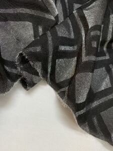 Jakarlı Monaray Kumaş, Parça 280x150 cm Siyah