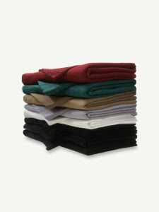 Ribanalı Şardonlu 3 İplik Kumaş Seti, Boyları 100-120 cm arası 8 adet