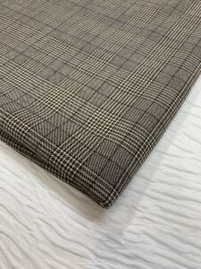 Dış Giyimlik Klasik Ekose Kumaş Kahverengi, Parça 200x140 cm